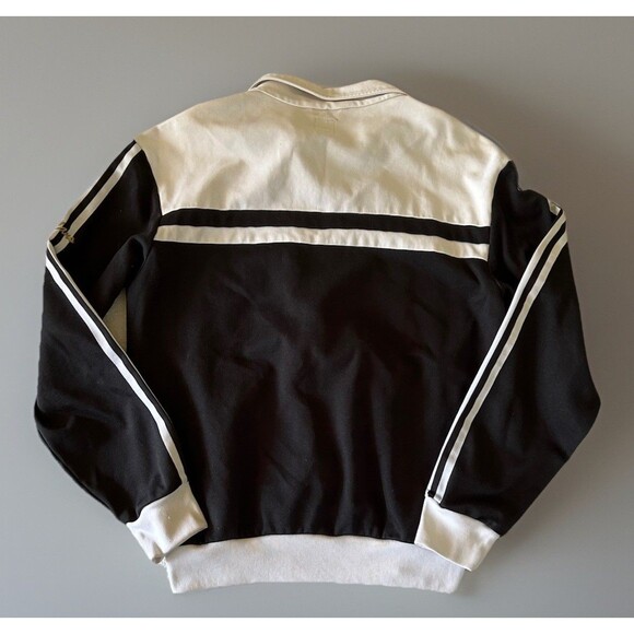 Adidas Track Jacket Trefoil 83-C J Mano Black WhiteGold Size Large Original 2008 - Picture 2 of 9